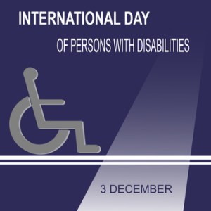 International Day of Persons with Disabilities. December 3